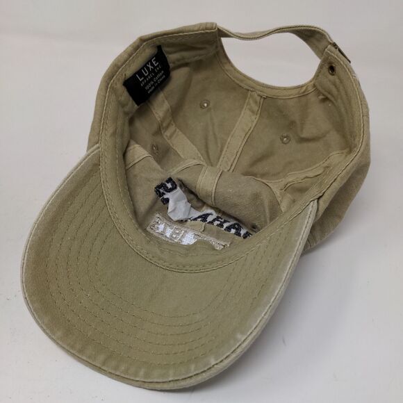 Luxe Apparel Men's Slideback Tan Adjustable Embroidered Bahamas Freeport - Picture 6 of 7